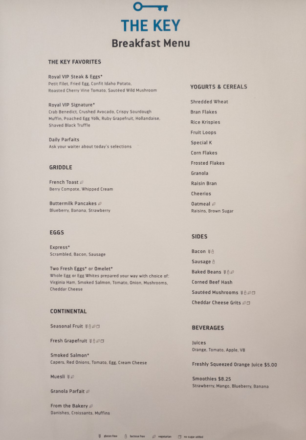 Review The Key Royal Caribbean's VIP guest experience Royal